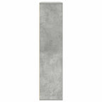 Libreria Grigio Cemento 89x24x101,5 cm in Legno Multistrato