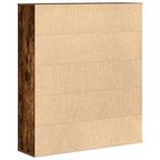 Libreria Rovere Fumo 89x24x101,5 cm in Legno Multistrato