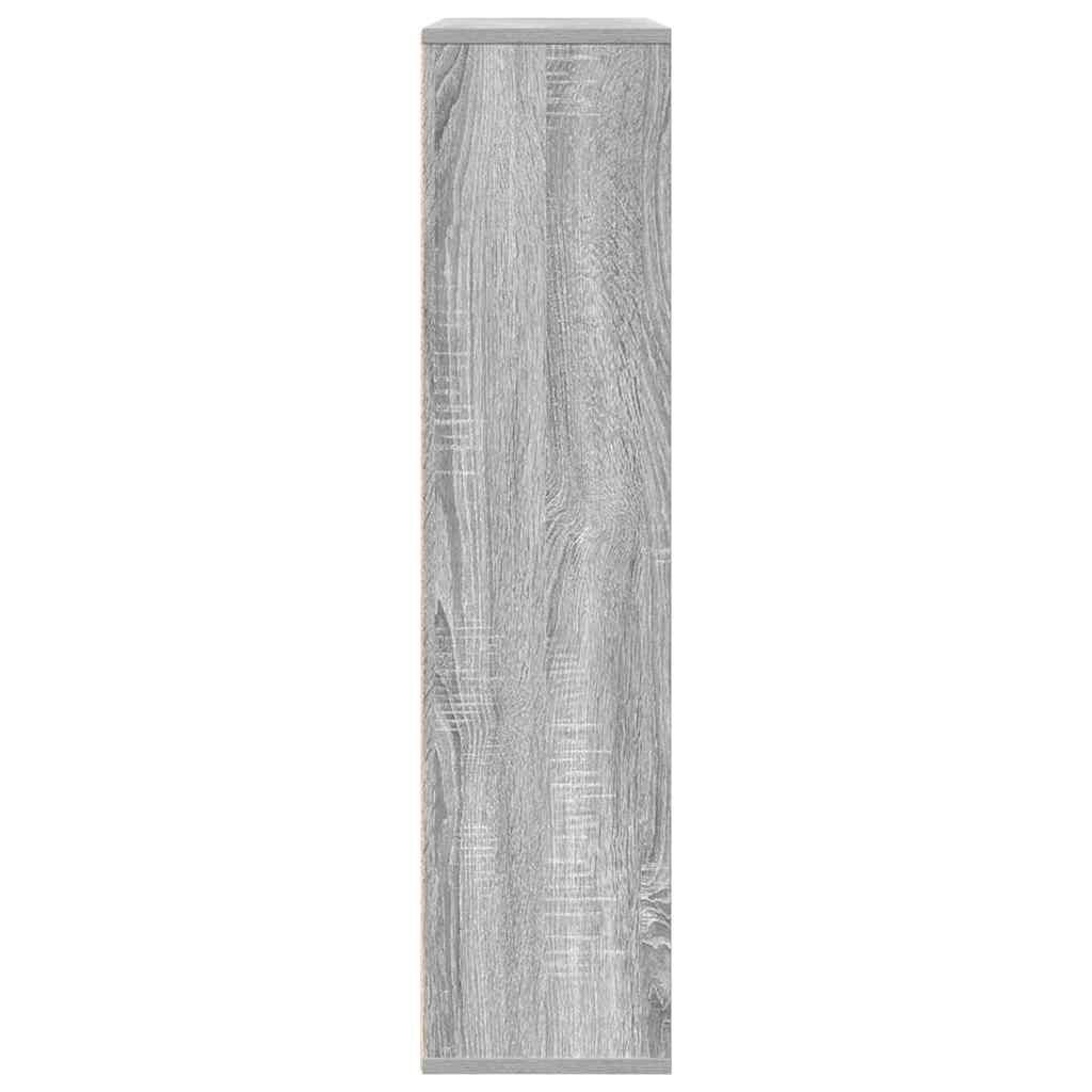 Libreria Grigio Sonoma 89x24x101,5 cm in Legno Multistrato