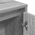 Libreria Grigio Sonoma 89x24x101,5 cm in Legno Multistrato