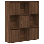 Libreria Rovere Marrone 89x24x101,5 cm in Legno Multistrato