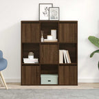 Libreria Rovere Marrone 89x24x101,5 cm in Legno Multistrato