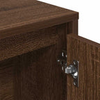 Libreria Rovere Marrone 89x24x101,5 cm in Legno Multistrato