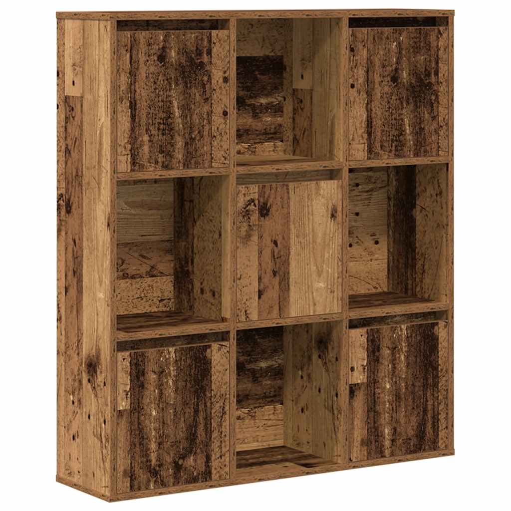 Libreria Legno Vecchio 89x24x101,5 cm in Legno Multistrato