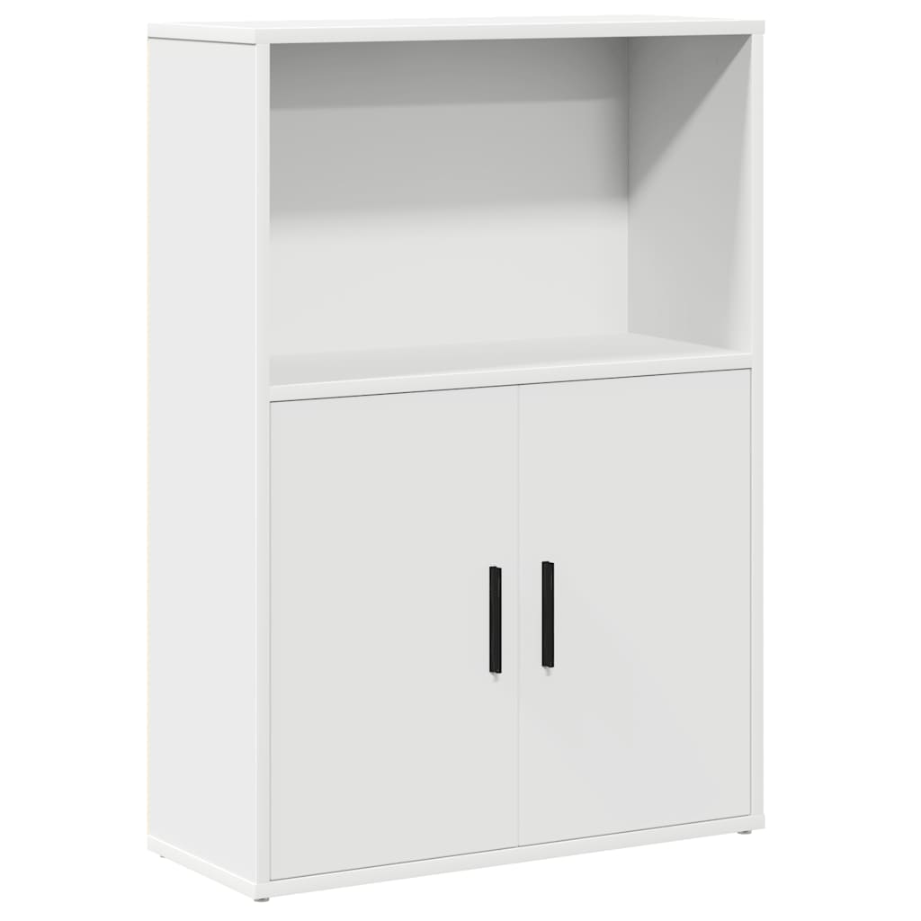 Libreria Bianca 60x24x85 cm in Legno Multistrato
