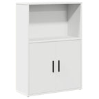 Libreria Bianca 60x24x85 cm in Legno Multistrato