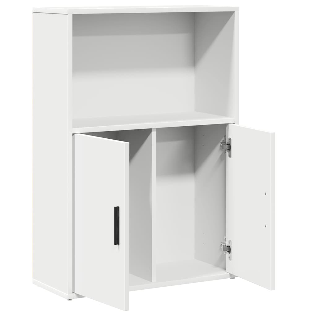 Libreria Bianca 60x24x85 cm in Legno Multistrato