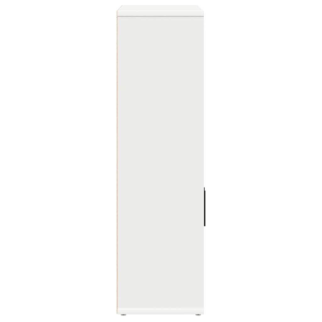 Libreria Bianca 60x24x85 cm in Legno Multistrato