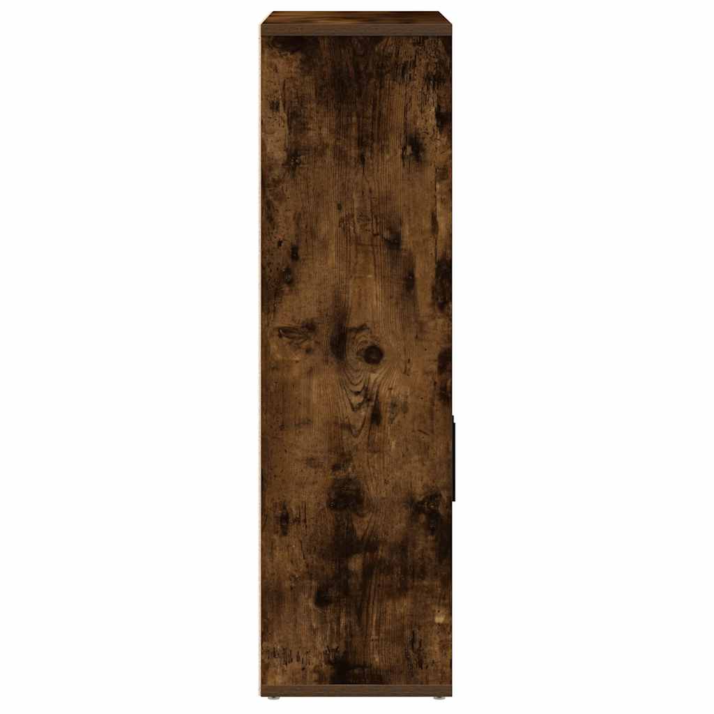 Libreria Rovere Fumo 60x24x85 cm in Truciolato