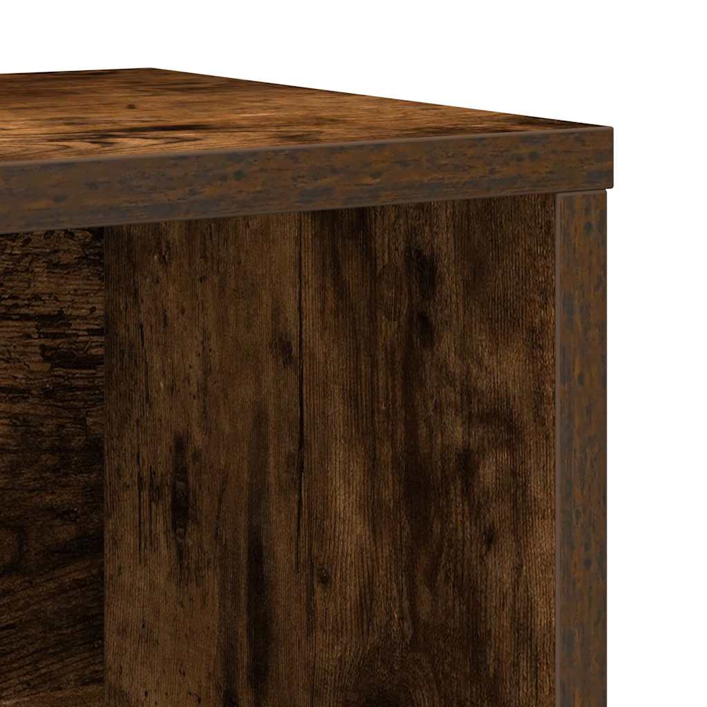 Libreria Rovere Fumo 60x24x85 cm in Truciolato