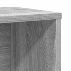 Libreria Grigio Sonoma 60x24x85 cm in Legno Multistrato