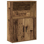 Libreria Legno Vecchio 60x24x85 cm in Truciolato