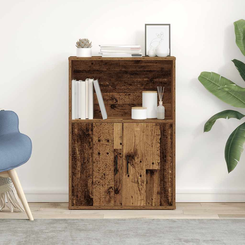 Libreria Legno Vecchio 60x24x85 cm in Truciolato
