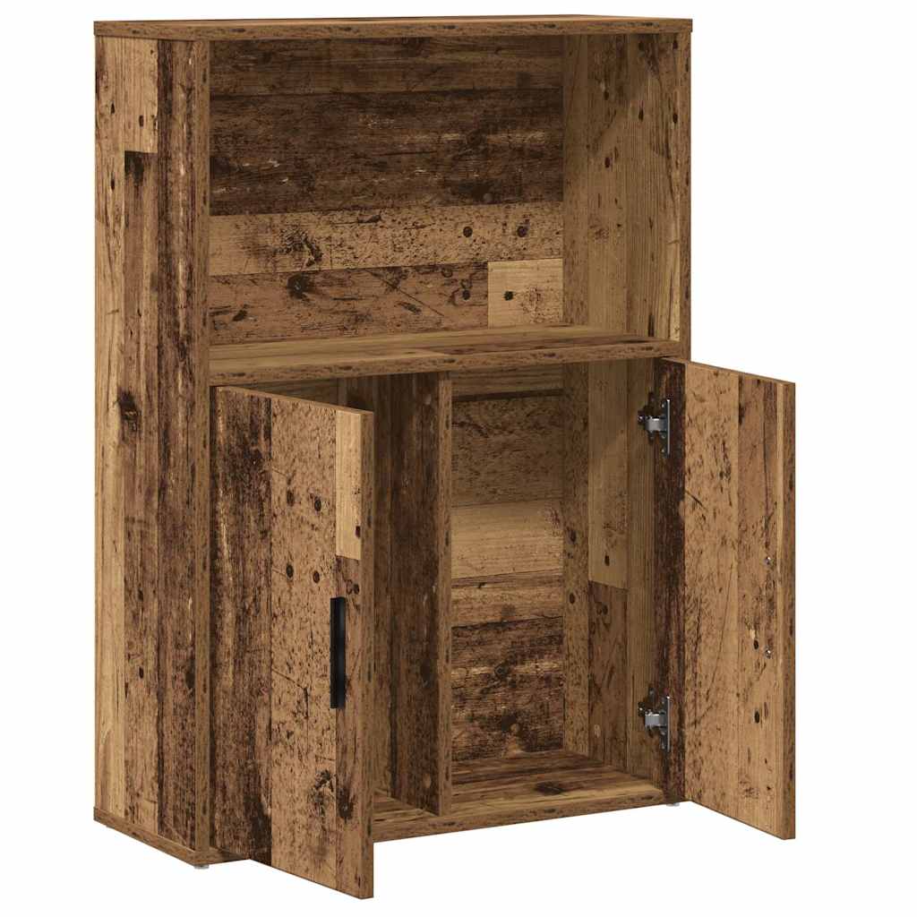 Libreria Legno Vecchio 60x24x85 cm in Truciolato