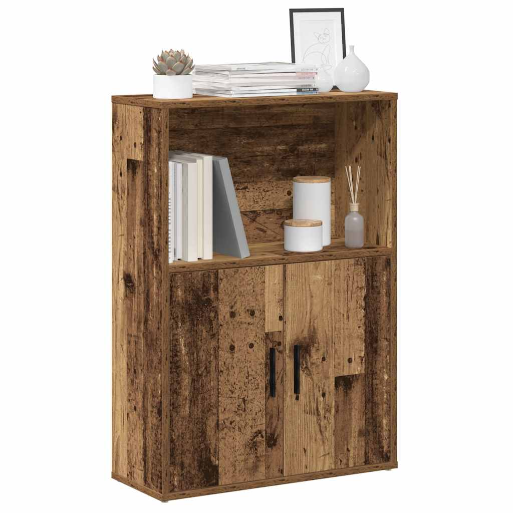 Libreria Legno Vecchio 60x24x85 cm in Truciolato