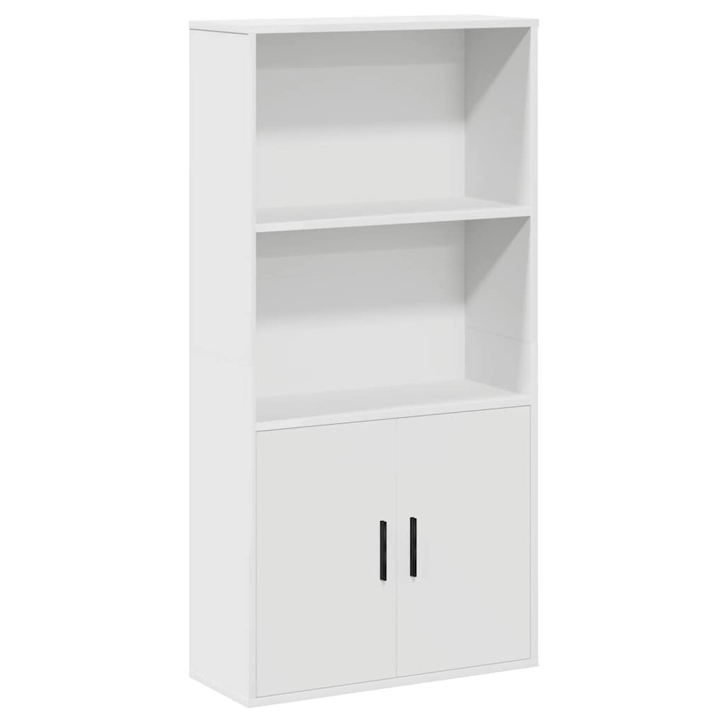 Libreria Bianca 60x24x120 cm in Legno Multistrato