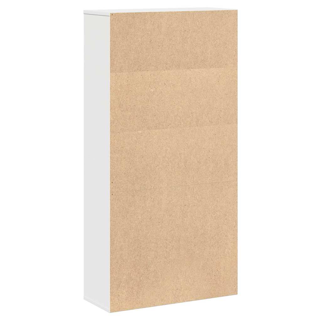 Libreria Bianca 60x24x120 cm in Legno Multistrato