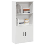 Libreria Bianca 60x24x120 cm in Legno Multistrato