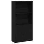 Libreria Rovere Nero 60x24x120 cm in Legno Multistrato