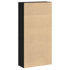 Libreria Rovere Nero 60x24x120 cm in Legno Multistrato