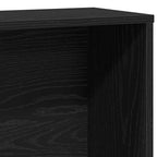 Libreria Rovere Nero 60x24x120 cm in Legno Multistrato