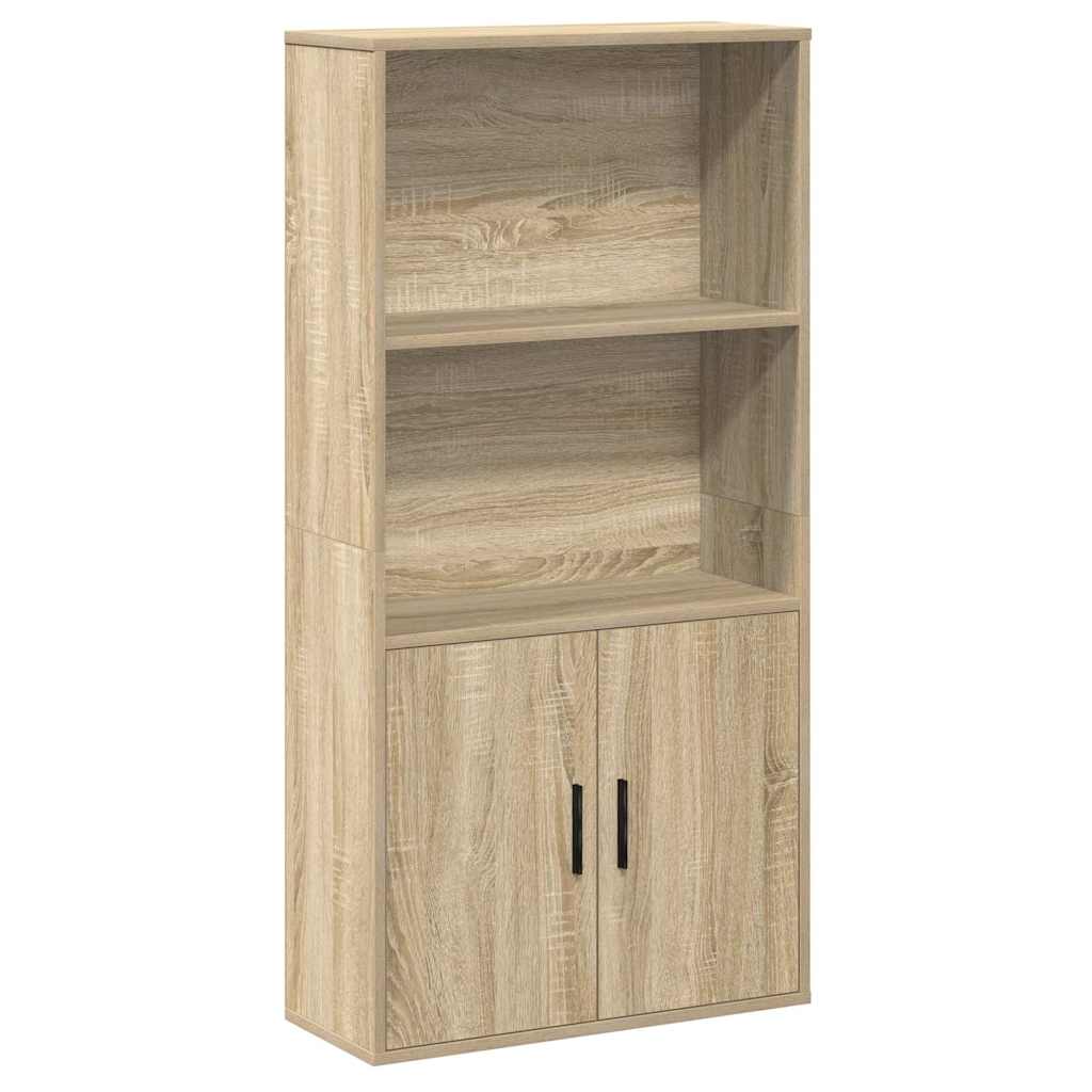 Libreria Rovere Sonoma 60x24x120 cm in Legno Multistrato