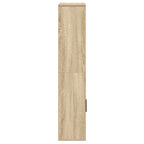 Libreria Rovere Sonoma 60x24x120 cm in Legno Multistrato