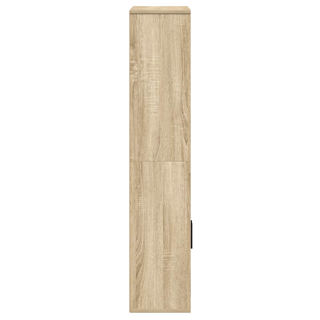 Libreria Rovere Sonoma 60x24x120 cm in Legno Multistrato