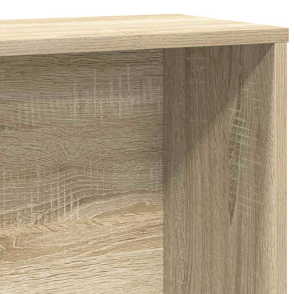 Libreria Rovere Sonoma 60x24x120 cm in Legno Multistrato