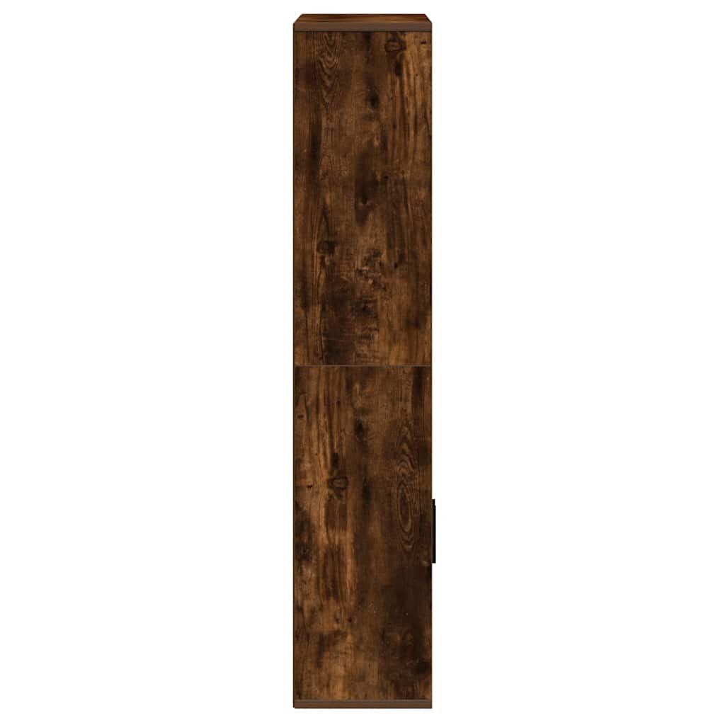 Libreria Rovere Fumo 60x24x120 cm in Truciolato