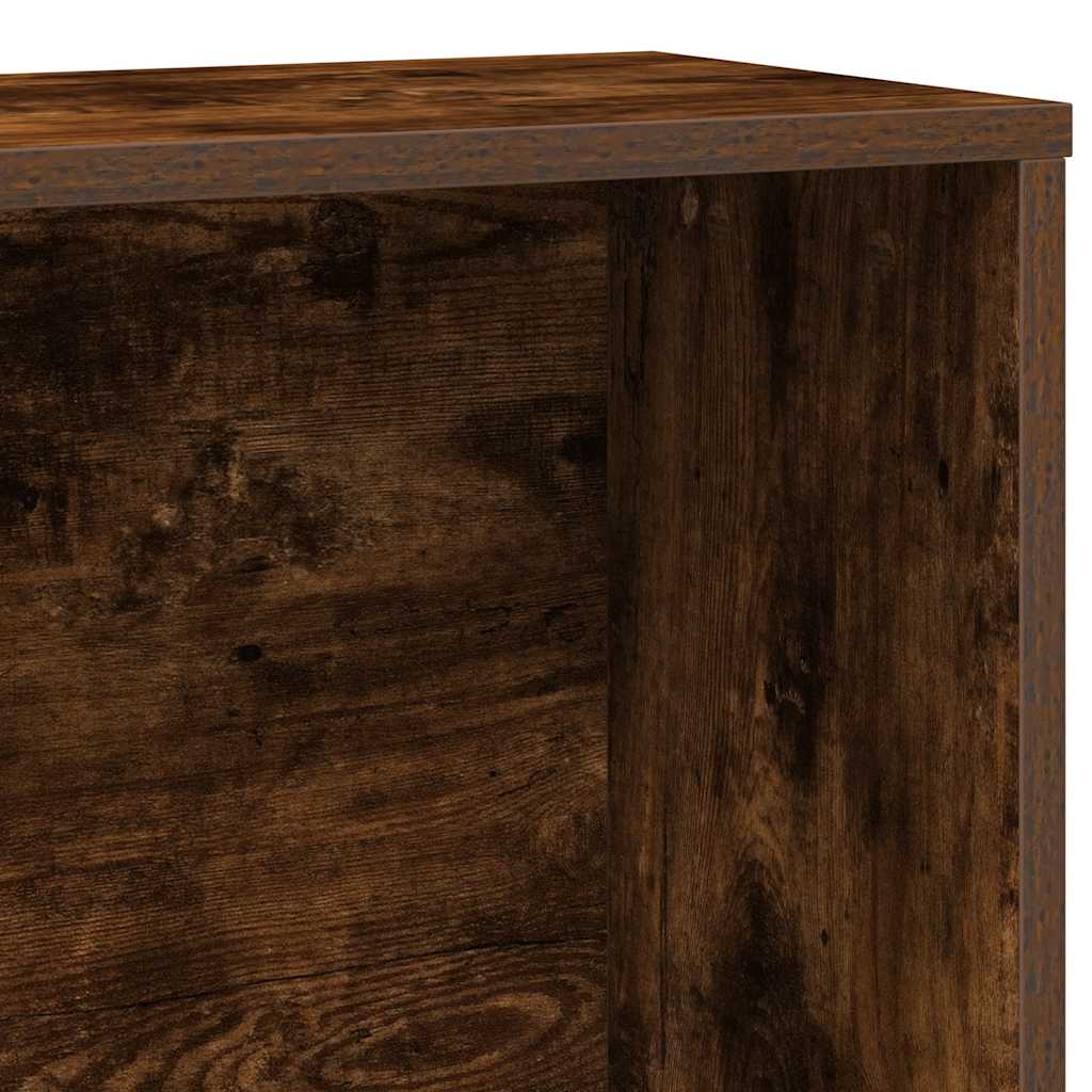 Libreria Rovere Fumo 60x24x120 cm in Truciolato