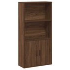 Libreria Rovere Marrone 60x24x120 cm in Legno Multistrato