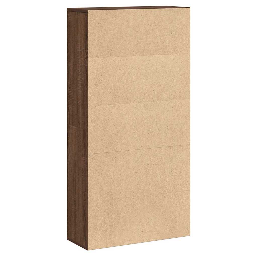 Libreria Rovere Marrone 60x24x120 cm in Legno Multistrato