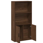 Libreria Rovere Marrone 60x24x120 cm in Legno Multistrato