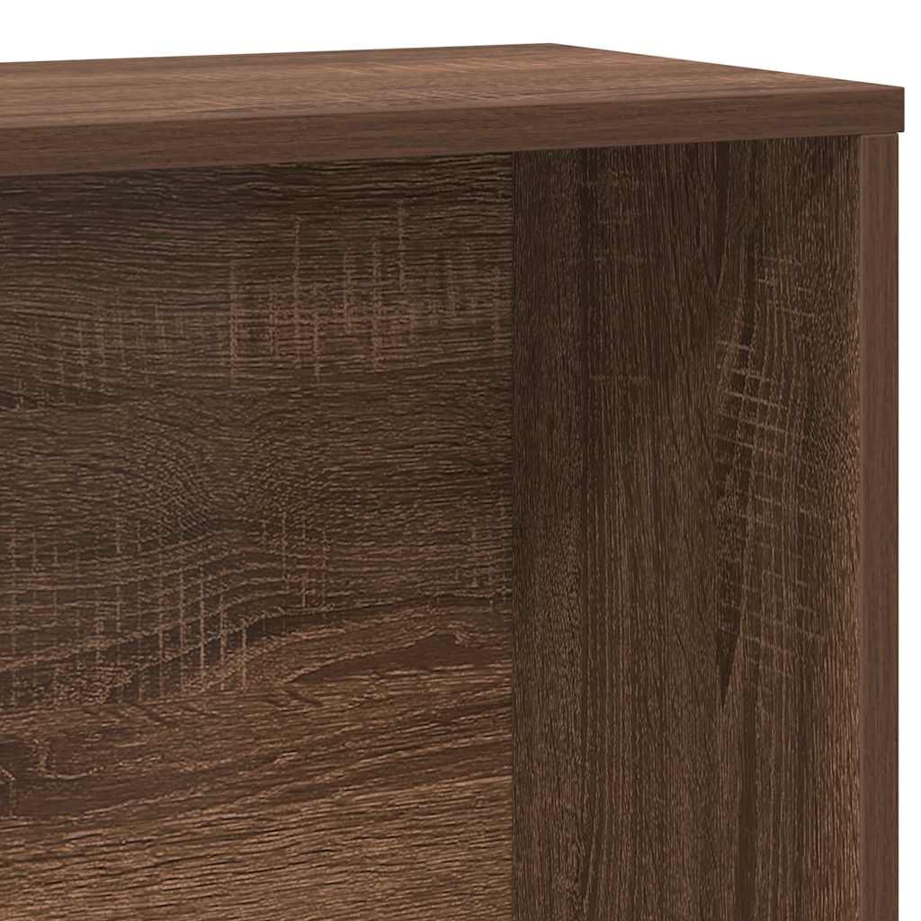 Libreria Rovere Marrone 60x24x120 cm in Legno Multistrato