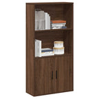Libreria Rovere Marrone 60x24x120 cm in Legno Multistrato