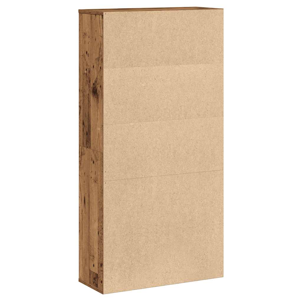 Libreria Legno Vecchio 60x24x120 cm in Legno Multistrato