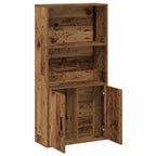 Libreria Legno Vecchio 60x24x120 cm in Legno Multistrato