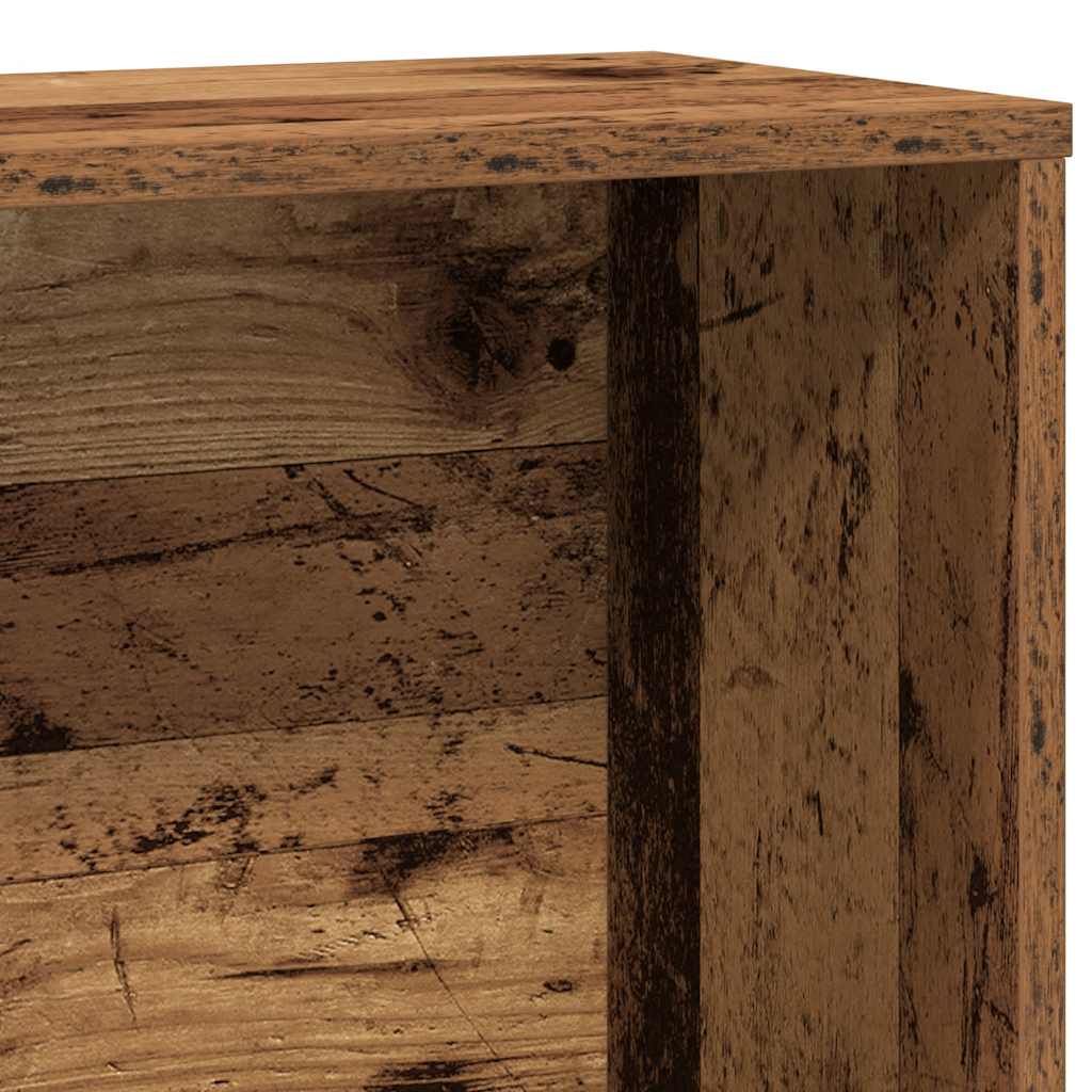 Libreria Legno Vecchio 60x24x120 cm in Legno Multistrato