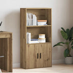 Libreria Rovere Artigianale 60x24x120 cm in Truciolato