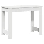 Scrivania Bianca 100x45x75 cm in Legno Multistrato