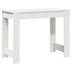 Scrivania Bianca 100x45x75 cm in Legno Multistrato