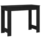 Scrivania Nera 100x45x75 cm in Legno Multistrato