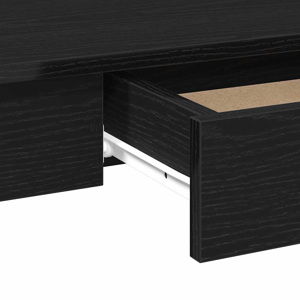 Scrivania Nera 100x45x75 cm in Legno Multistrato