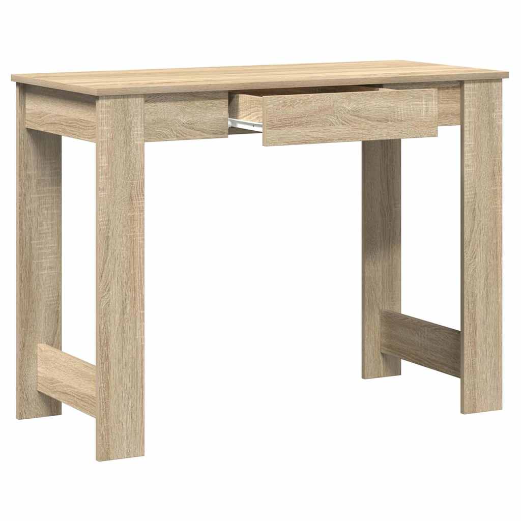 Scrivania Rovere Sonoma 100x45x75 cm in Legno Multistrato