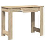 Scrivania Rovere Sonoma 100x45x75 cm in Legno Multistrato