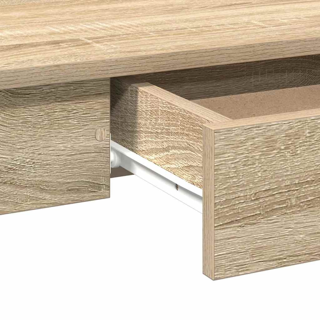 Scrivania Rovere Sonoma 100x45x75 cm in Legno Multistrato