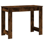 Scrivania Rovere Fumo 100x45x75 cm in Legno Multistrato