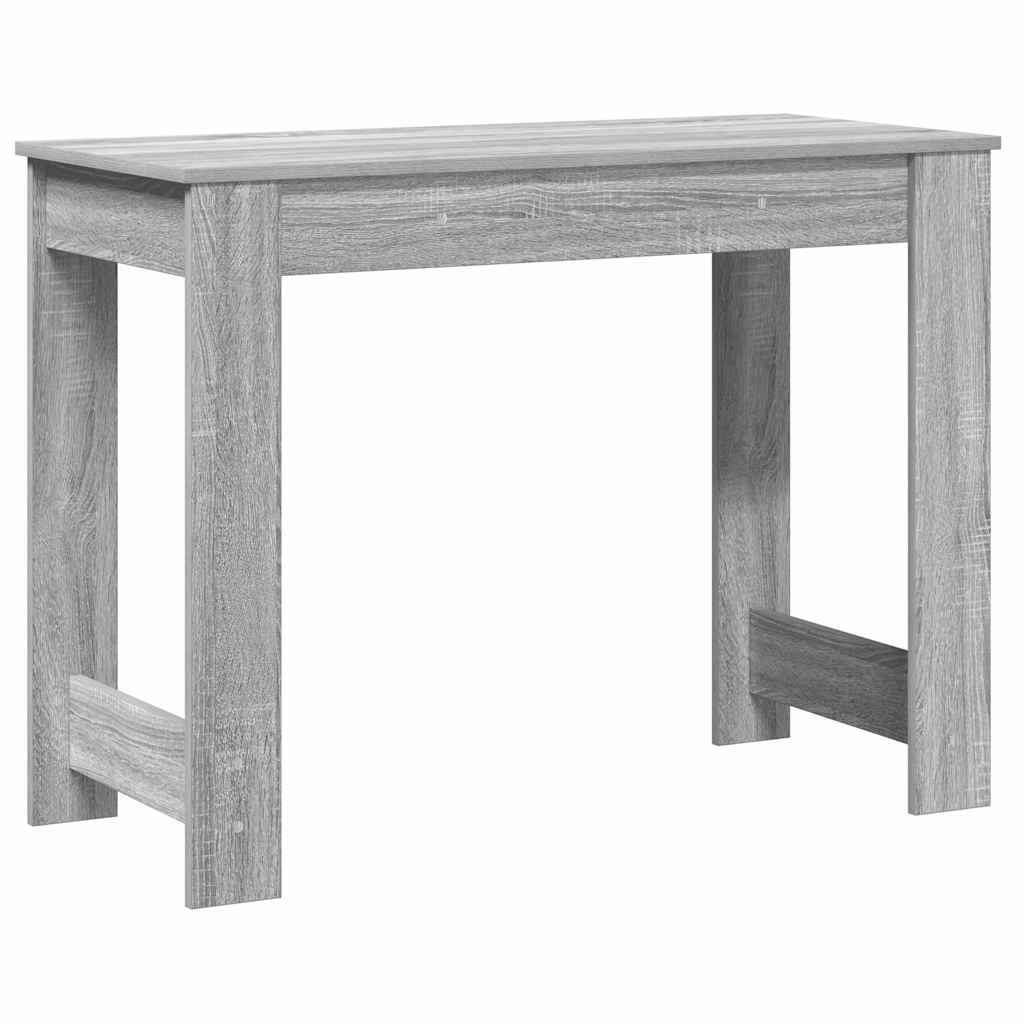 Scrivania Grigio Sonoma 100x45x75 cm in Legno Multistrato