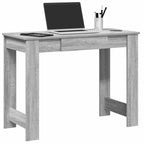 Scrivania Grigio Sonoma 100x45x75 cm in Legno Multistrato